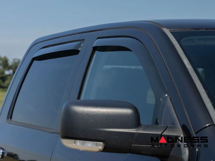 Dodge Ram Side Window Deflectors - In-Chanel - Crew Cab